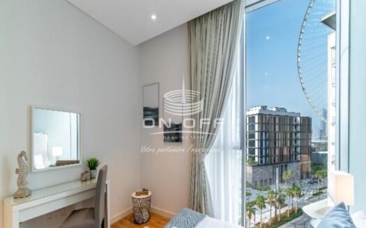 biggest layout | Most wanted Dubai Eye and sea View | Fully furnished