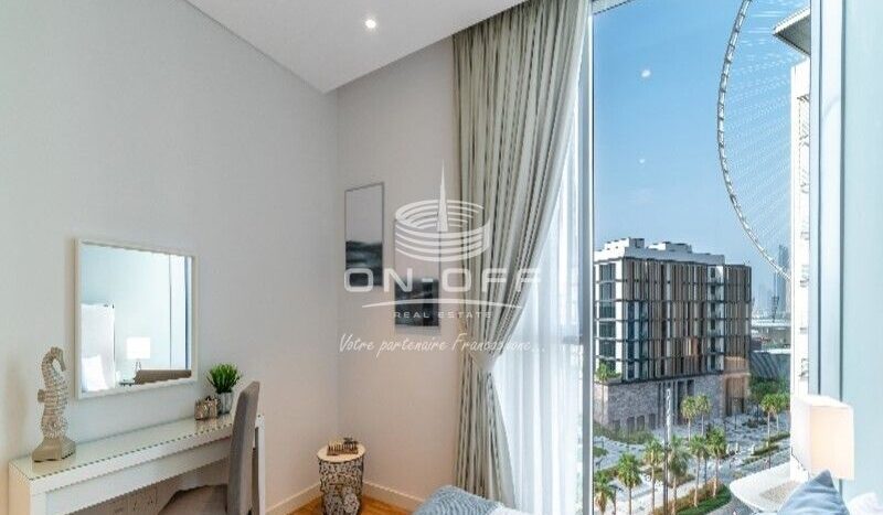 biggest layout | Most wanted Dubai Eye and sea View | Fully furnished