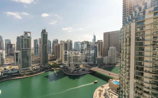 Fully Furnished  Full Marina View Spacious Layout