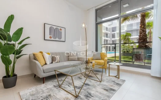 With direct pool access  hotel style  Fully Furnished