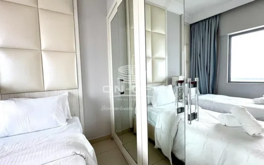 high floor  canal view  fully furnished